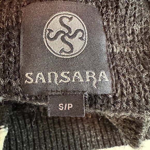 Sansara Nordic Shawl Collar Cardigan Sweater | Size Small | Wool Blend - Picture 7 of 9